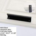 thumbnail image 2 of Tiradores de cocina de 5 piezas Tirador para muebles de 128 mm Acero inoxidable -lsj12bk128, 2 of 2