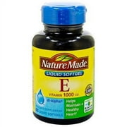 Nature Made E 1000Iu Alpha, 60 CT (Pack of 3)