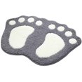 thumbnail image 2 of Cute Foot Pads Soft Microfiber Bathroom Rug Non Slip Doormat Cute Large Doormat Absorbent Carpet for Bedroom Kitchen Carpet, 2 of 7