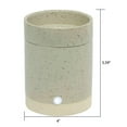 thumbnail image 5 of Mainstays Electric Speckled Gray Ceramic Oil Warmer, Single Pack, 5 of 5