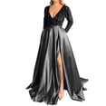 thumbnail image 1 of Prolriy Robes d'Invité de Mariage pour Femmes, Nouvelle Robe Longue à Paillettes pour Femmes, Robe de Soirée de Banquet, Robes de Bal 2025, Robes pour Femmes Noires, 1 of 3