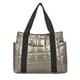 thumbnail image 5 of Bolsa de hombro grande con entramado acolchado Retro para mujer, de compras de nailon de Color sólido Ehuebsd Para Estrenar, 5 of 9