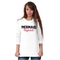 thumbnail image 4 of Mermaid Squad Bachelorette Birthday Women Plus Size Long Sleeve Graphic Tee Brisco Brands 3X, 4 of 5
