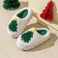 thumbnail image 4 of Christmas Slippers House Shoes for Women Fluffy Soft Cozy Bedroom Cartoon Plush Cute Slippers for Indoor Outdoor Use, 4 of 7