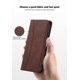thumbnail image 5 of (Marrón) Funda de cuero magnética para iPhone 14 PRO MAX (6.7), Funda de TPU a prueba de golpes, Funda tipo billetera de cuero PU, Ranura para tarjeta, Cierre magnético, 5 of 5