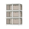thumbnail image 2 of 3Pcs Foldable Storage Bins with Lids & Doors, 2 of 10