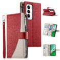 thumbnail image 1 of Funda cartera GANGXUN para OPPO Reno 12 5G , cuero PU con tarjetero, cremallera, correa de mano, soporte y protección 659°, 1 of 6