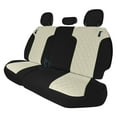 thumbnail image 1 of For 2021-2024 Toyota Sienna FH Group Neoprene Custom Fit Waterproof Car Seat Covers  - Beige 3rd Row, 1 of 4