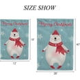thumbnail image 2 of GZHJMY Garden Flag Double Sided Christmas Polar Bear in Hat, Fade Resistant Yard Flag 28x40 Inch Durable Banner Outdoor Home Decor Yard Flags, 2 of 7