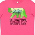 thumbnail image 4 of Inktastic Yellowstone National Park Mountains and Bear Shape Youth T-Shirt, 4 of 5
