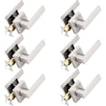 thumbnail image 1 of Leviers Mats pour Porte de Passage, Poignées Carrées pour Hall et Garde-Robe, Poignées de Porte Robustes pour Intérieur, Ensembles de Leviers Anti-Blocage Réversibles pour Porte Droitier/gauche, 1 of 7