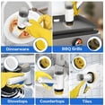 thumbnail image 6 of Electric Spin Scrubber with No-Rinse Spray, IPX7 Waterproof, 6 Brush Heads & Rechargeable Battery, 6 of 7