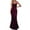 Wine Dress for women, variant on ATOYSOY Women's Retro Maxi Dress High Waist Trendy Sleeveless Beach Sundress Flowy Spaghetti Strap Elegant Cocktail Party V Neck Workout Dress for Girls Blue