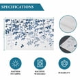 thumbnail image 6 of Blue Leaves Placemats Set of 6, Summer Botanical Placemats for Dining Table, Place Mats for Kitchen Tabletop, Waterproof Wipeable Dining Table Mats Set, 6 of 9