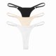 thumbnail image 3 of FNIO-Tanga Sexy de algodón para mujer, ropa interior de Color sólido, lencería íntima, 3 uds./Set, 3 of 5