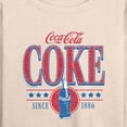thumbnail image 3 of Coca-Cola - 90s Coke Collegiate Design  - Women's Lightweight French Terry Long Sleeve Shirt, 3 of 5