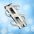 thumbnail image 3 of 1pcs Stainless Steel Money Wallet Clips Dollar Sign Shape Banknote Clips Metal Money Folder Credit Holder, 3 of 8