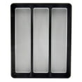 thumbnail image 4 of Mainstays Plastic Black 3 Compartment Non-Slip Drawer Utensil Gadget Tray, 12.72" x 16.14", Kitchen Organizer, 1 piece, 4 of 5
