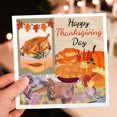 thumbnail image 7 of 3drose, Thanksgiving Day Scrapbook Version, 6 Greeting Cards with Envelopes, 7 of 7