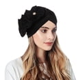 thumbnail image 1 of Chapeau Chapeau de Tête Fleurs Décontracté pour Femmes Turban Musulman, 1 of 4