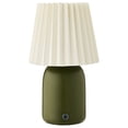 thumbnail image 3 of Mainstays 11 in Green Rechargeable LED Portable Table Lamp with Dimmable Touch Sensor and White Linen Shade, 3 of 6