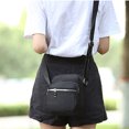 thumbnail image 6 of Lightweight Crossbody Bags for Women Shoulder Bag Purse Nylon Soft Travel Handbag with Multi Pockets,18*15*8cm,Black, 6 of 6