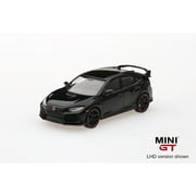 TSM Model Mini GT 2017 Honda Civic Type R FK8 (LHD)(Crystal Black) 1/64 Diecast Model Car MGT00015