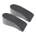 thumbnail image 3 of 1 par de tacones de aumento de altura de PVC, plantillas de elevación más altas, cojines para hombres y mujeres Negro Yuyangstore plantillas de aumento de altura, 3 of 8