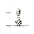 thumbnail image 2 of 925 Sterling Silver Polished Oxidized Reflections Pony Dangle Bead Charm 16.36x7.27mm Wide Pendant Necklace for Women, 2 of 2