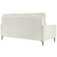thumbnail image 3 of Modway Huxley Leather Sofa in White, 3 of 9