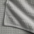 thumbnail image 6 of Market & Place 100% Cotton Waffle Weave 4-Piece Bath Towel Set, Light Grey, 6 of 6