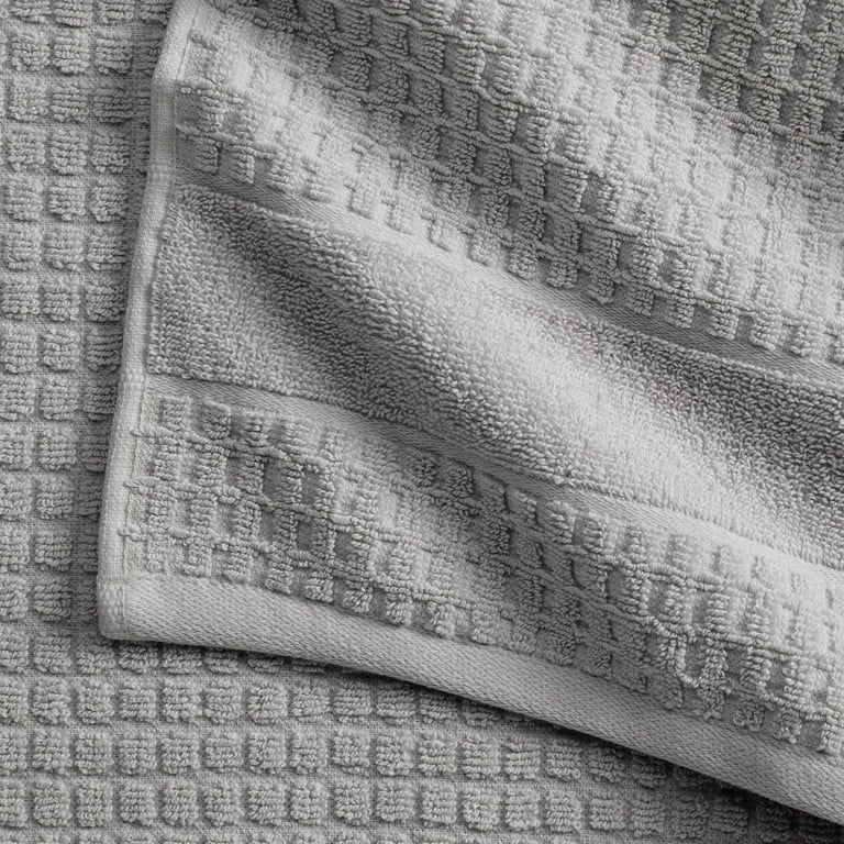 Tari 4 Piece 100% Cotton Bath Towel Set Eider & Ivory Color: Gray