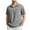 Grey, variant on Xysaqa Mens Henley T-Shirt Fashion Short Sleeve Cotton Shirts Casual Big & Tall Linen Shirts for Men Loose Fitted Regular Hippie Beach T-Shirt Tops with Button Pockets 3X 4X 5X Black Summer Savings