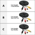 thumbnail image 5 of AOOOWER Flexible Length 3.5mm to 3RCA Converters Cord Ensures Minimal Signal Loss and Noise, 5 of 8