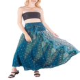 thumbnail image 4 of Jupe Longue Maxi Boho Imprimée Taille Haute Ourlet Asymétrique pour Vacances à la Plage Rouge m, 4 of 6