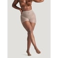 thumbnail image 4 of On the Go Women's Ultra Sheer Control Top Pantyhose (6 Pair Pack, Platina, Size L - Prev. Q), 4 of 5