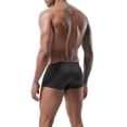 thumbnail image 6 of JoveMarine Men's Quick Dry Swim Trunks with Drawstring Low Waist Boxer Shorts for Hot Spring Beach and Swimming Solid Color Black L, 6 of 6
