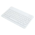 thumbnail image 3 of Clavier 10 Pouces, Clavier Portable Étanche et Anti-Poussière Clavier Ergonomique Clavier Rétro pour IOS / Android / Windows Blanc, 3 of 7