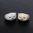 thumbnail image 5 of Sparkly Punky Rapper Luxury Trendy Rings for Men Shiny Owl Iced out Hip Hop Cubic Zirconia Men Engagement Rings, 5 of 9