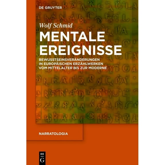 Narratologia Mentale Ereignisse, Book 58, (Paperback)