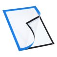 thumbnail image 4 of Unique Bargains Magnetic Sign Holder 11x17,  2PCS A3 Magnetic Display Frame Self Adhesive Photo Frame for Refrigerator, Blue, 4 of 7