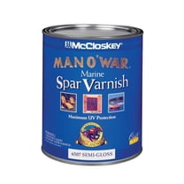 McCloskey Man O' War Semi-Gloss Clear Marine Spar Varnish 1 qt