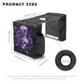 thumbnail image 7 of Uorisanigo ATV Tank Bag Hanging Cargo Tank Saddle Bag Purple Flower Skulls ATV Saddle Bags Motorcycle Saddlebag for ATVs Dirt Bike Snowmobile, Easy to Install, 7 of 7