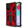 thumbnail image 2 of MyBat Sturdy Hybrid Protector Cover Case (with Stand) Compatible With Samsung Galaxy A52 5G - Red / Black, 2 of 10