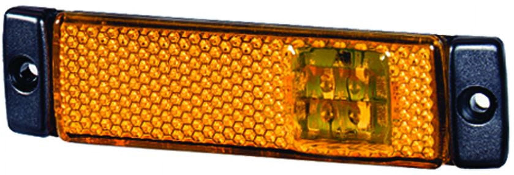 Hella 2XS 008 479-011 Marker Light - 12V Halogen, Right Side Lateral Mount, Dark Grey (Bulb Included)