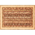 thumbnail image 1 of Ahgly Company Indoor Rectangle Abstract Orange Modern Area Rugs, 7' x 10', 1 of 4