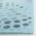 thumbnail image 4 of Safavieh Jardin Collection JAR453A Handmade Floral Premium Wool Area Rug, 5' x 8', Blue / Grey, 4 of 5