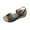 Dark Blue Wedges Shoes for Women, variant on Hopeusnice Wedges Shoes for Women Trendy Non-Slip Breathable Soft Women's Wedges Shoes Open Toe Sandals PU Materials Summer Shoes Wedge High Heel Buckle Moisture-Wicking Elegant Shoes Brown 41