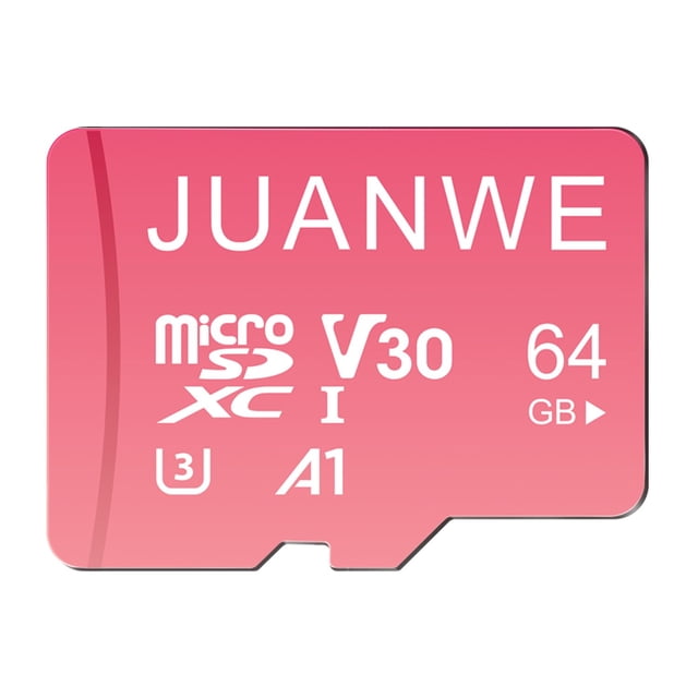 Tarjeta microSD JUANWE de 64 GB UHS-I U3 V30 para 4K con adaptador