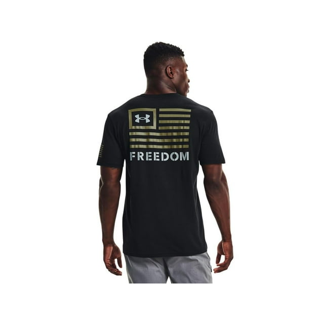 Camiseta Under Armour para hombre New Freedom Banner negra XXL
